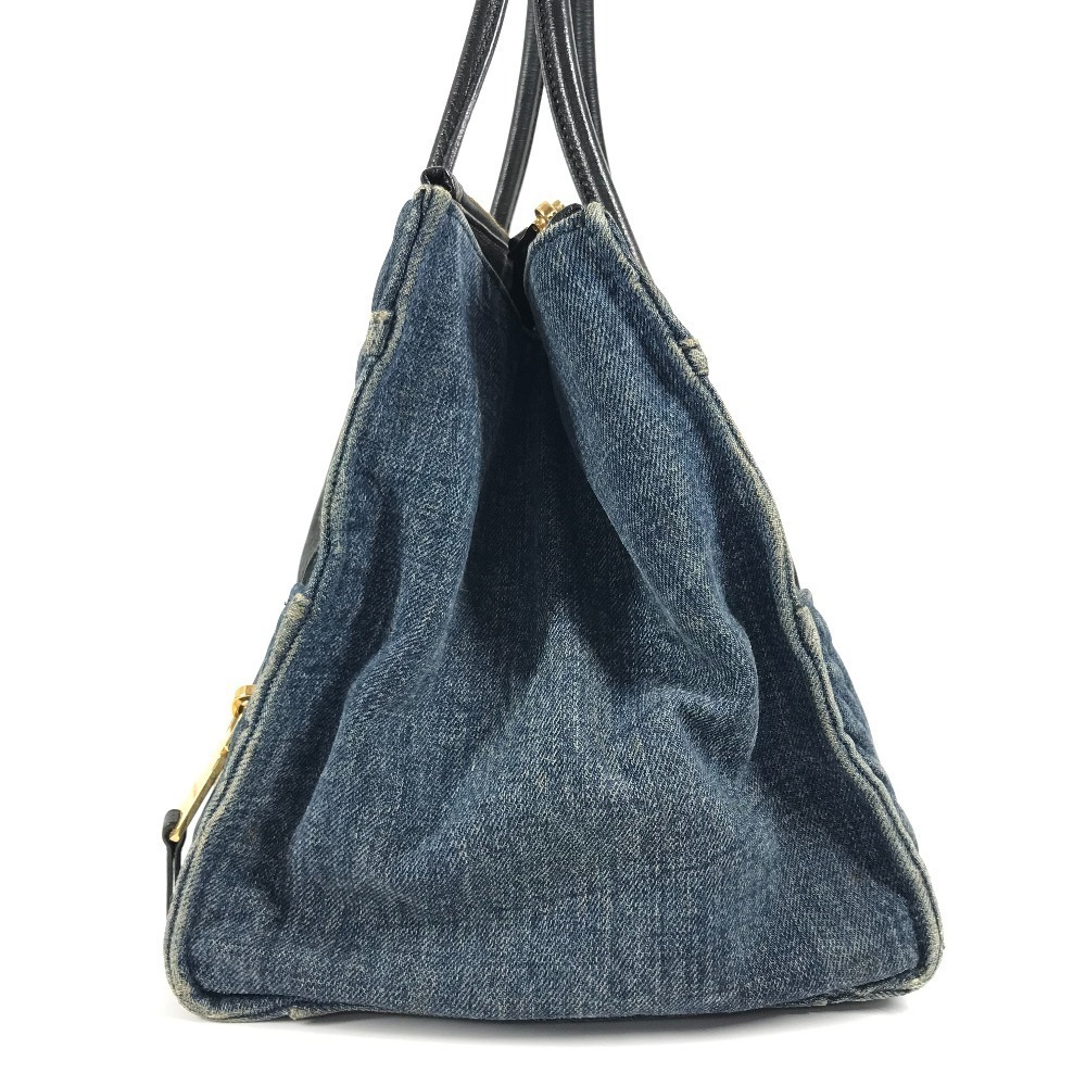 Miu Miu denim biker blue bag handbag tote - Picture 4 of 9